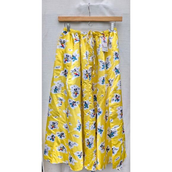 Opening Ceremony Disney Collab Womens Printed Taffeta Skirt XS Mickey Mouse - Picture 1 of 16